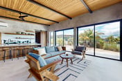 Water-view villa with plunge pool, private deck, full kitchen & partial AC