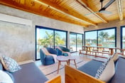 Tranquil bay-view villa with private plunge pool, open layout & breezy deck