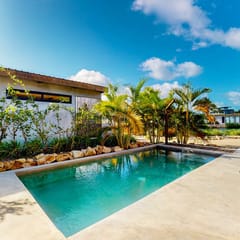 Elegant waterfront villa with private pool, terrace and beach club access