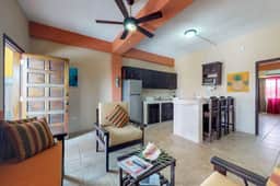 Ideally located apartment w WiFi, partial AC & shared rooftop - steps to the sea