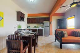 Inviting apartment w ocean views, a shared rooftop, laundry, WiFi & partial AC