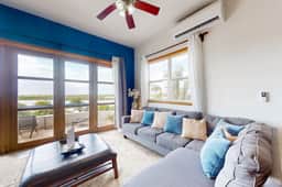Tranquil apartment with modern amenities, and serene outdoor pool