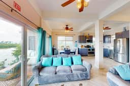 Caribbean condo with ocean view, on-site pool, & private balcony