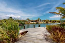 Spacious dog-friendly villa with king beds, private pool, water views & BBQ deck
