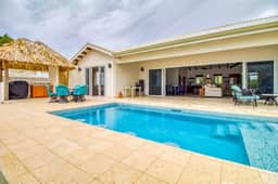 Oceanfront oasis on the beach with private pool, gazebo, grill, patio, and AC