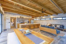 Tranquil villa with water views, private pool, deck dining, WiFi & AC