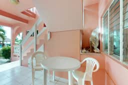 Ocean-view apartment in a beachfront resort with shared pool, WiFi & partial AC