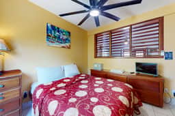 Peaceful dog-friendly condo w ocean view, shared pool, free WiFi & partial AC