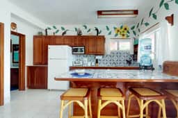 Oceanfront condo w shared pool, sea view, WiFi & partial AC - steps to beach