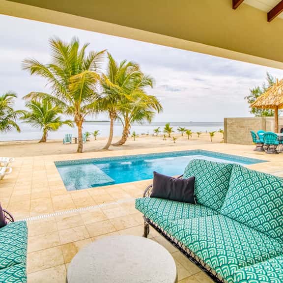 Oceanfront oasis on the beach with private pool, gazebo, grill, patio, and AC - Image 1