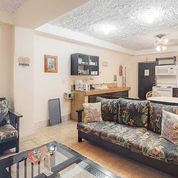 Homey suite in town w WiFi, partial AC, shared pool & veranda - walk to beach - Image 1