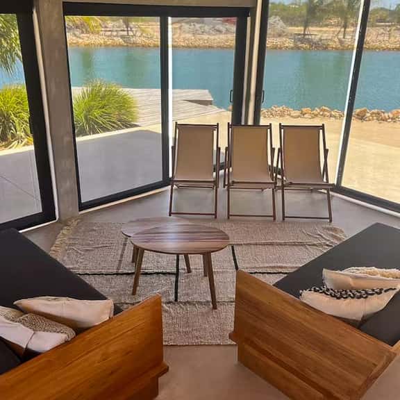 Relaxing tropical villa with private plunge pool, open layout & canal water view - Image 1