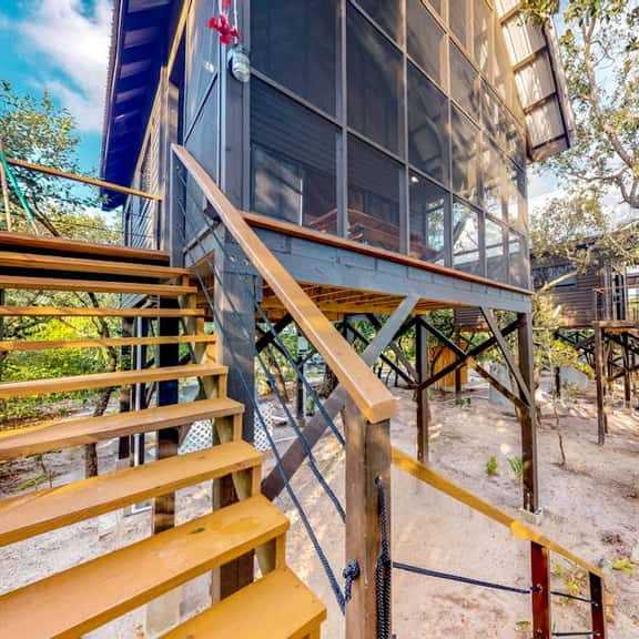 Three forest cabanas with verandas, hammocks, WiFi & partial AC - walk to beach - Image 1