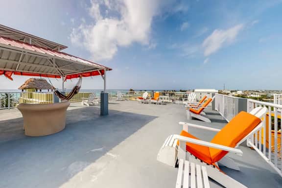 Family-friendly condo with WiFi & partial AC, located just steps from the ocean