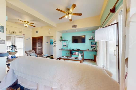 Beautiful home with water views, shared pool, free WiFi, private WD, & AC