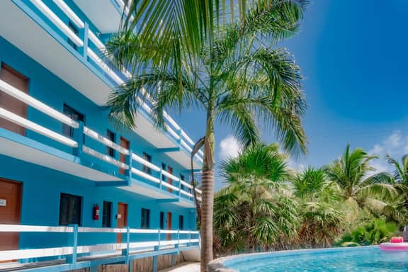 Multi-Suite Family Property with Private Pool, Ocean Views, WiFi, and Partial AC