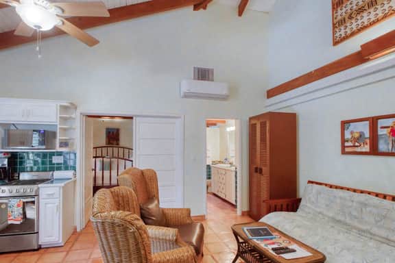 Ocean view condo with shared pool, WiFi, & central AC - steps to beach