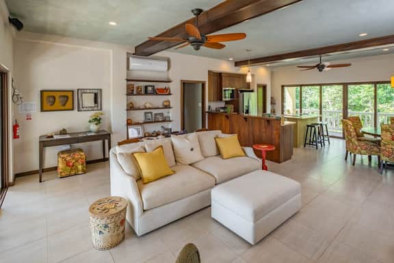 Tropical getaway with modern amenities, wildlife viewing and beach club