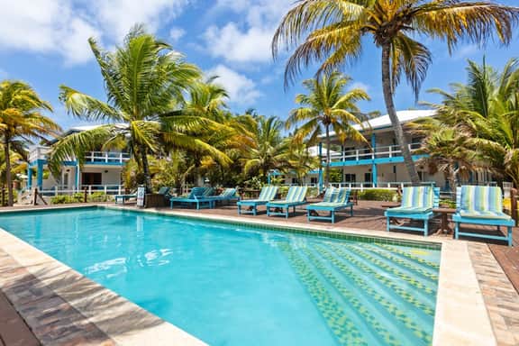 Oceanfront escape with shared, outdoor pool, free WiFi, & air conditioning