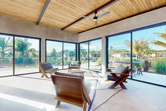 Waterfront villa with private pool, furnished deck & gas grill