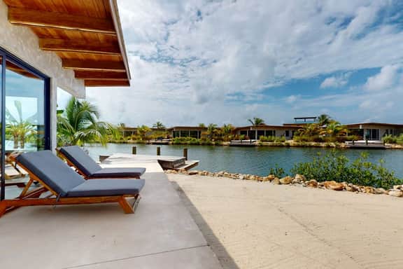 Tranquil bay-view villa with private plunge pool, open layout & breezy deck
