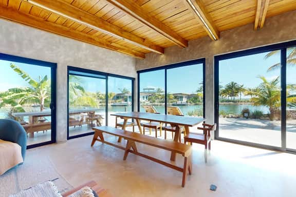 Tranquil bay-view villa with private plunge pool, open layout & breezy deck