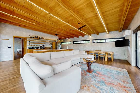 Relaxing villa with private plunge pool, canal views & open layout for families