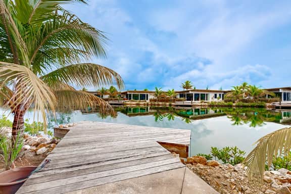 Relaxing villa with private plunge pool, canal views & open layout for families