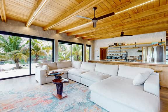 Relaxing villa with private plunge pool, canal views & open layout for families