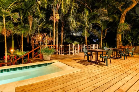 Riverfront Suite with Balcony, WiFi, AC, Infinity Pool & Forest View