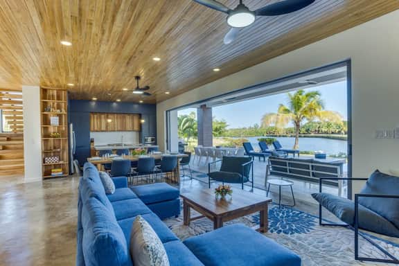 Spacious villa retreat with private pool, rooftop deck, kayaks, and pet-friendly perks