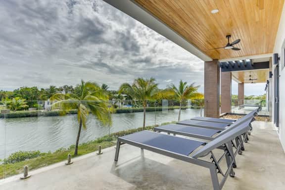 Spacious villa retreat with private pool, rooftop deck, kayaks, and pet-friendly perks