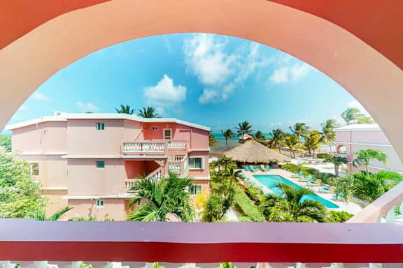 Oceanfront 3BR Condo at Caribe Island